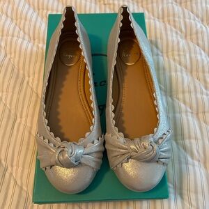Jack Rogers Silver Flats